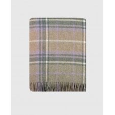 Inver Recycled Wool Throw | Harebell