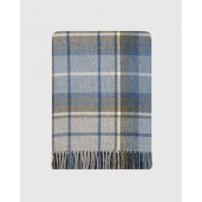Remony Inver Recycled Wool Throw | Sapphire