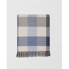 Patchwork Merino Lambswool Throw | Coastline