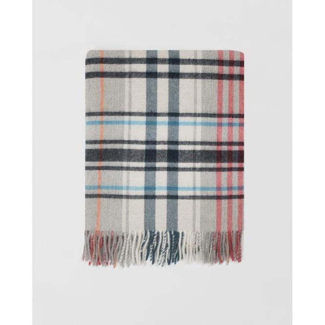 Remony Pitnacree Merino Lambswool Throw | Rose