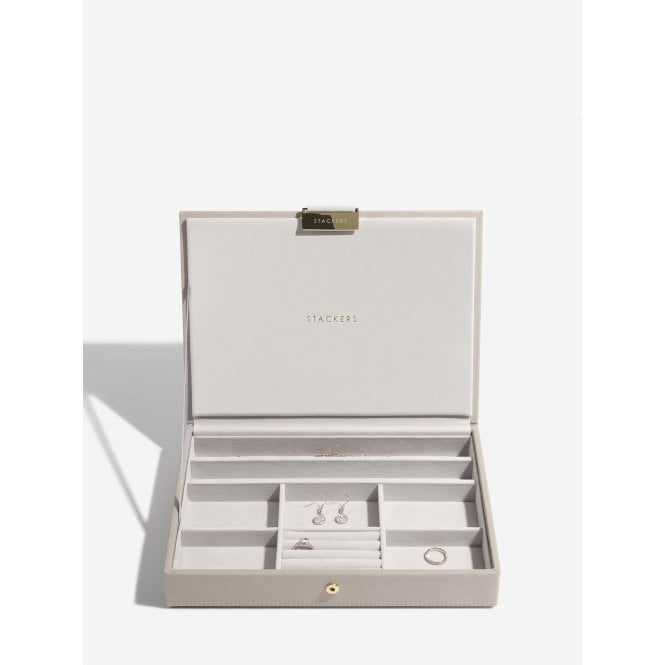 Stackers Classic Faux Leather Jewellery Box Lid