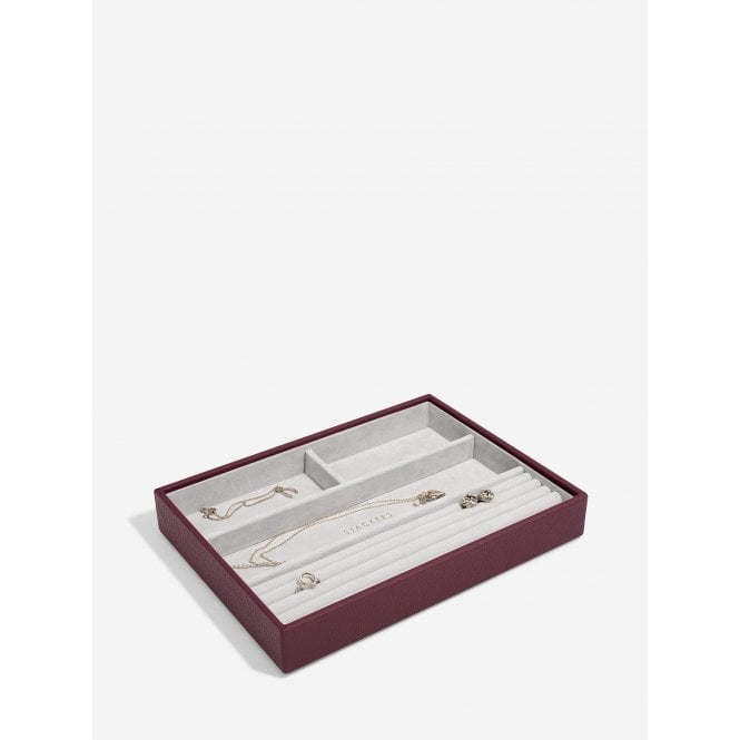 Stackers Classic Faux Leather Ring & Bracelet Layer