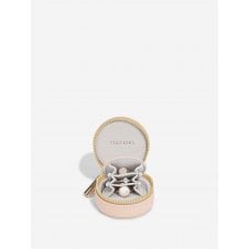 Faux Leather Oyster Travel Jewellery Box
