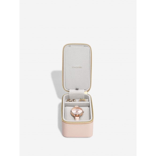 Stackers Faux Leather Travel Watch & Jewellery Box