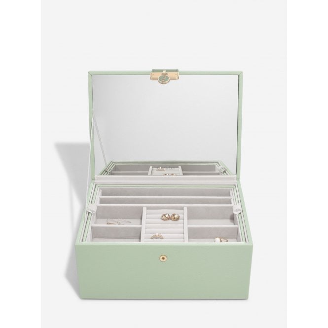 Stackers Luxury Classic Faux Leather Jewellery Box