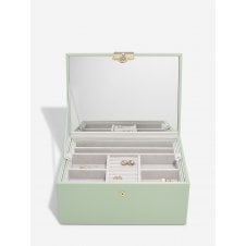 Luxury Classic Faux Leather Jewellery Box