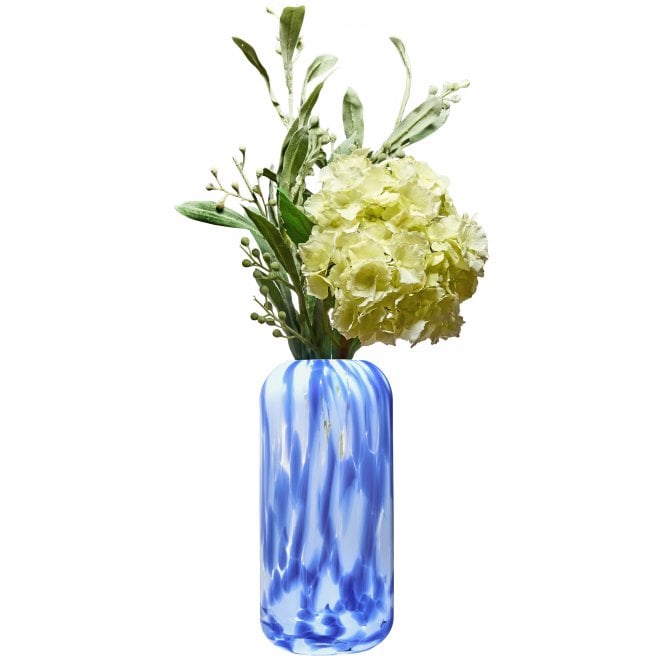 The DRH Collection Anton Studio Design Lava Vase | Blue | 27.5cm