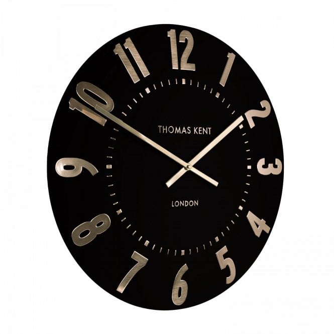 Thomas Kent Mulberry Wall Clock | Noir