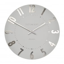Mulberry Wall Clock - Silver Cloud
