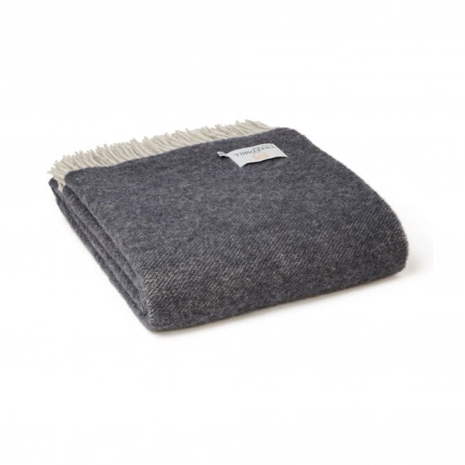 Tweedmill Textiles Dartmoor Throw Pure New Wool | Orion Blue