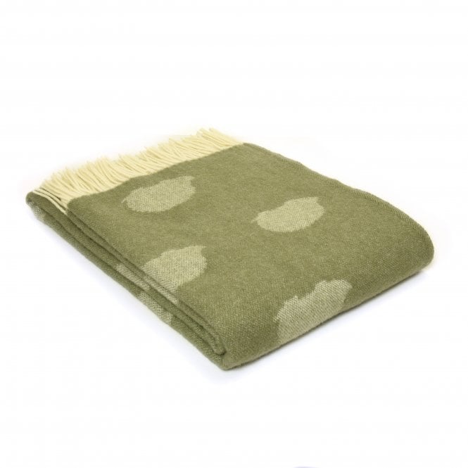 Tweedmill Textiles Hedgehog Jacquard Animal Print Pure New Wool Throw