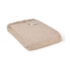 Moorland Pure New Wool Throw | Hazel