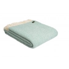 Pure New Wool Beehive Throw | Ocean