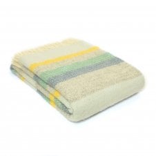 Pure New Wool Illusion Stripe Throw | Horizon