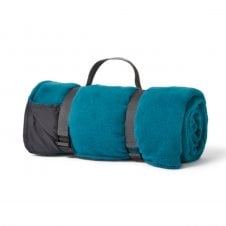 Fleece Picnic Rug Roll with Waterproof Backing | Teal
