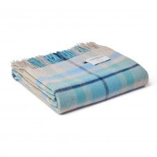 Lambswool Throw | Bright Check | Skye