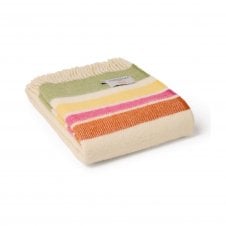 Pure New Wool Alaska Stripe Throw | Petal