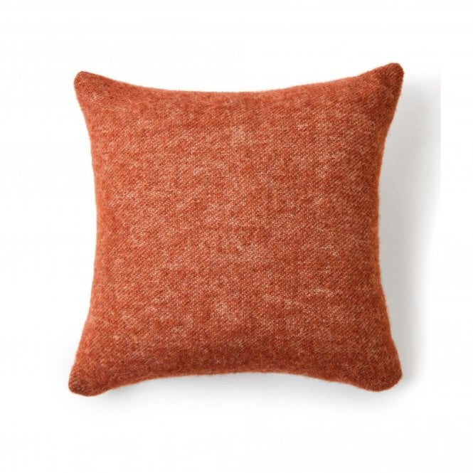 Tweedmill Textiles Reversible Pure New Wool Cushion | Dartmoor | Ketchup Red | 50cm x 50cm