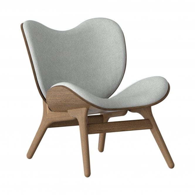 Umage A Conversation Piece Armchair | Low | Dark Oak | Horizons Textile Upholstery