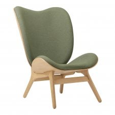 A Conversation Piece Armchair | Tall | Oak | Horizons Textile Upholstery