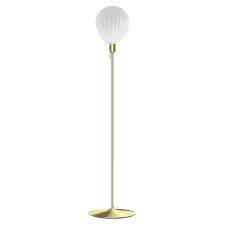 Around the World Floor Lamp | Medium | Brushed Brass Santé Stand