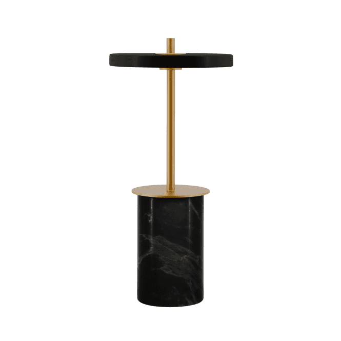 Umage Asteria Move Mini Portable Table Lamp | Black Marble