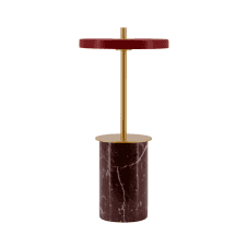 Asteria Move Mini Portable Table Lamp | Red Marble