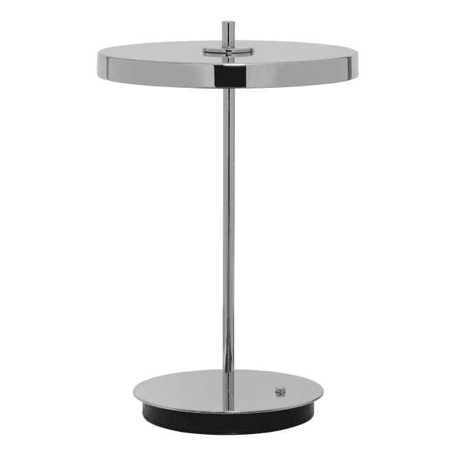 Umage Asteria Move Portable Table Lamp | Polished Steel