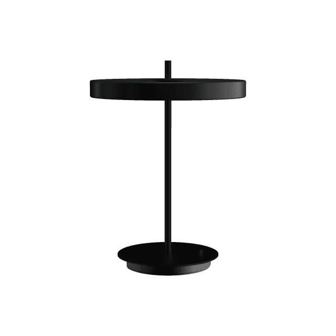 Umage Asteria Table Lamp | Black with Black Base