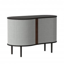Audacious Sideboard Cabinet | Black Oak | Silver Grey