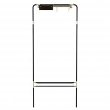 Black Lean on Me Coat Rack