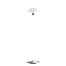 Butler Floor Lamp with Brushed Steel Santé Stand