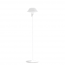 Butler Floor Lamp with White Santé Stand