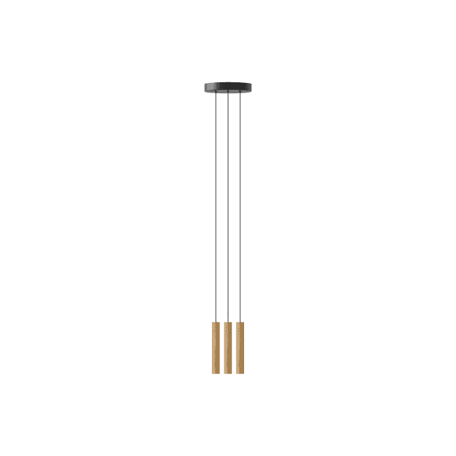 Umage Chimes Cluster 3 Wooden Pendant Lamp