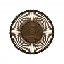 Clava Up Wood Ceiling/Wall Light | Dark Oak | Medium