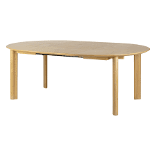 Comfort Circle Dining Table with Extension | Smooth | Oak