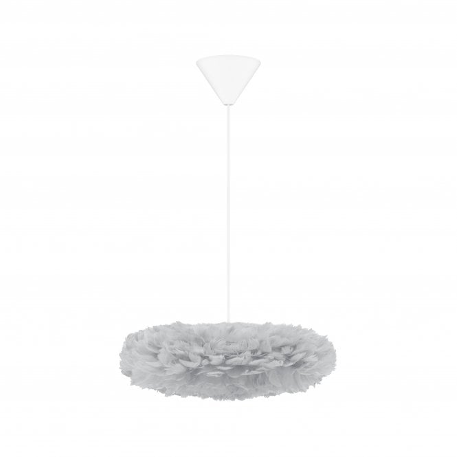 Umage Eos Esther Feather Pendant Shade | Light Grey | Mini