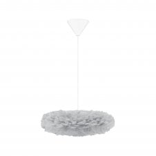 Eos Esther Feather Pendant Shade | Light Grey | Mini