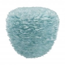 Eos Evia Feather Pendant Shade | Light Blue | Large | 55cm