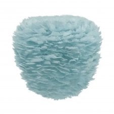 Eos Evia Feather Pendant Shade | Light Blue | Medium | 40cm