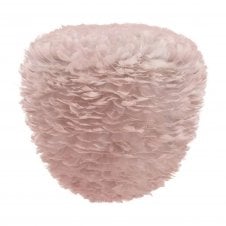 Eos Evia Feather Pendant Shade | Light Rose | Large | 55cm