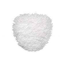Eos Evia Feather Pendant Shade | White | Medium | 40cm