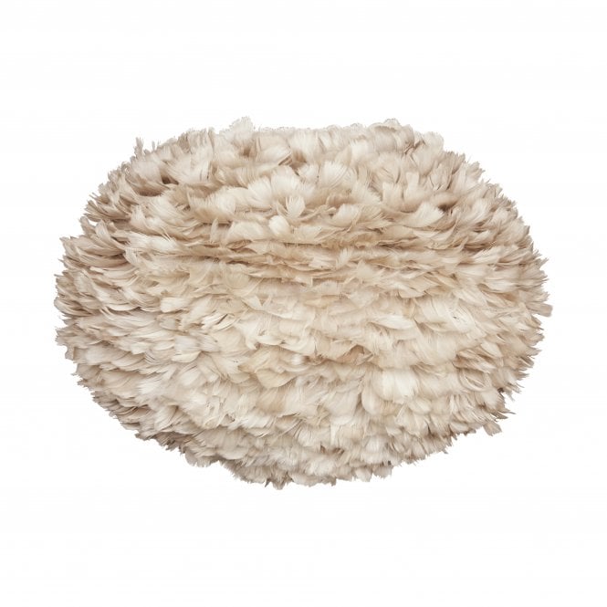 Umage Eos Feather Pendant Shade - Light Brown - Large - 65cm