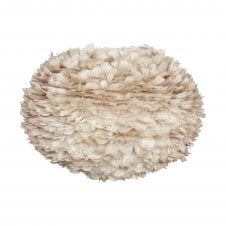 Eos Feather Pendant Shade - Light Brown - Large - 65cm