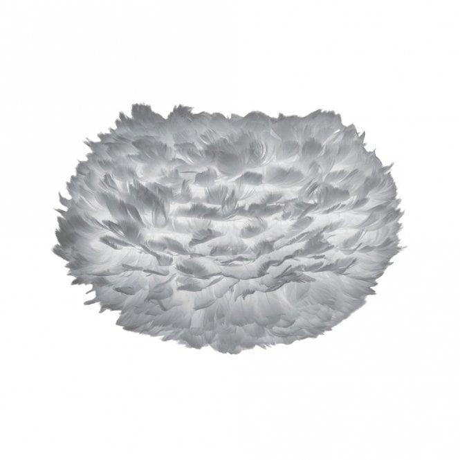 Umage Eos Feather Pendant Shade - Light Grey - Medium - 45cm