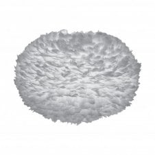 Eos Feather Pendant Shade - Light Grey - XL - 75cm