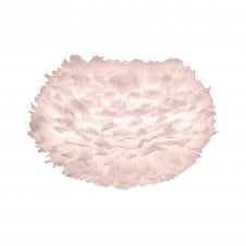 Eos Feather Pendant Shade - Light Rose - Medium - 45cm