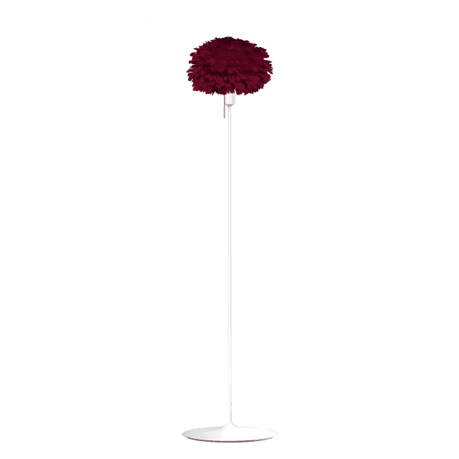 Umage Eos Floor Lamp | Red Feather Eos Mini/White Santé Stand