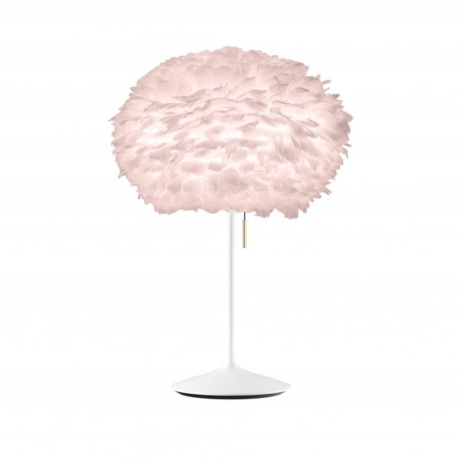 Umage Eos Table Lamp - Light Rose Feather Eos Medium/White Santé Stand