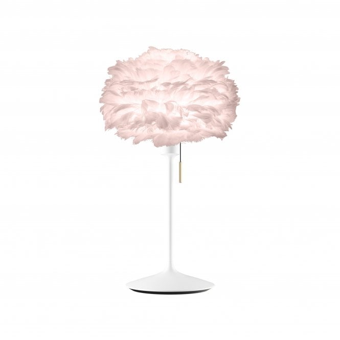 Umage Eos Table Lamp - Light Rose Feather Eos Mini/White Santé Stand